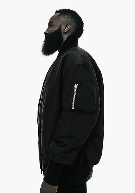 Y-3 Black James Harden Satin T-Shirt Y-3